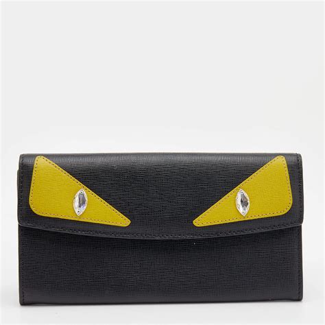 fendi wallet eyes|fendi continental wallet.